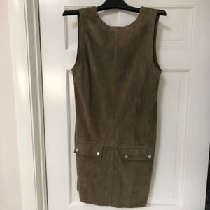 All Saints Suede Shift Dress